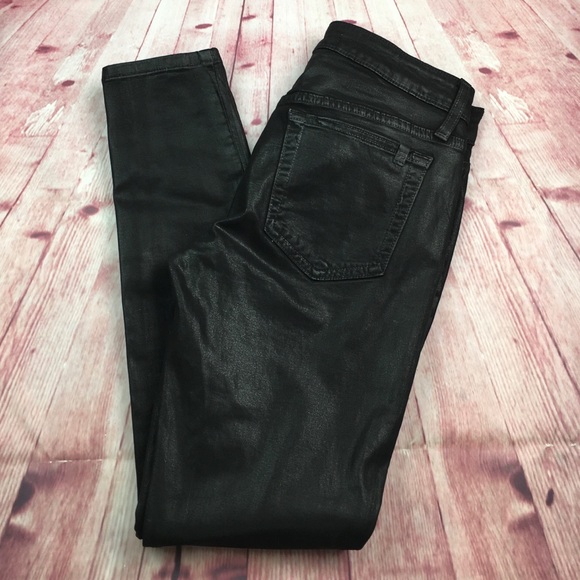 💙Joe’s Jeans Coated Black Skinny Ankle Jean Size 26x27 - Picture 13 of 13